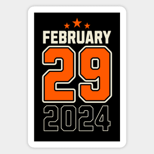 Leap Year February 29 2024 Magnet